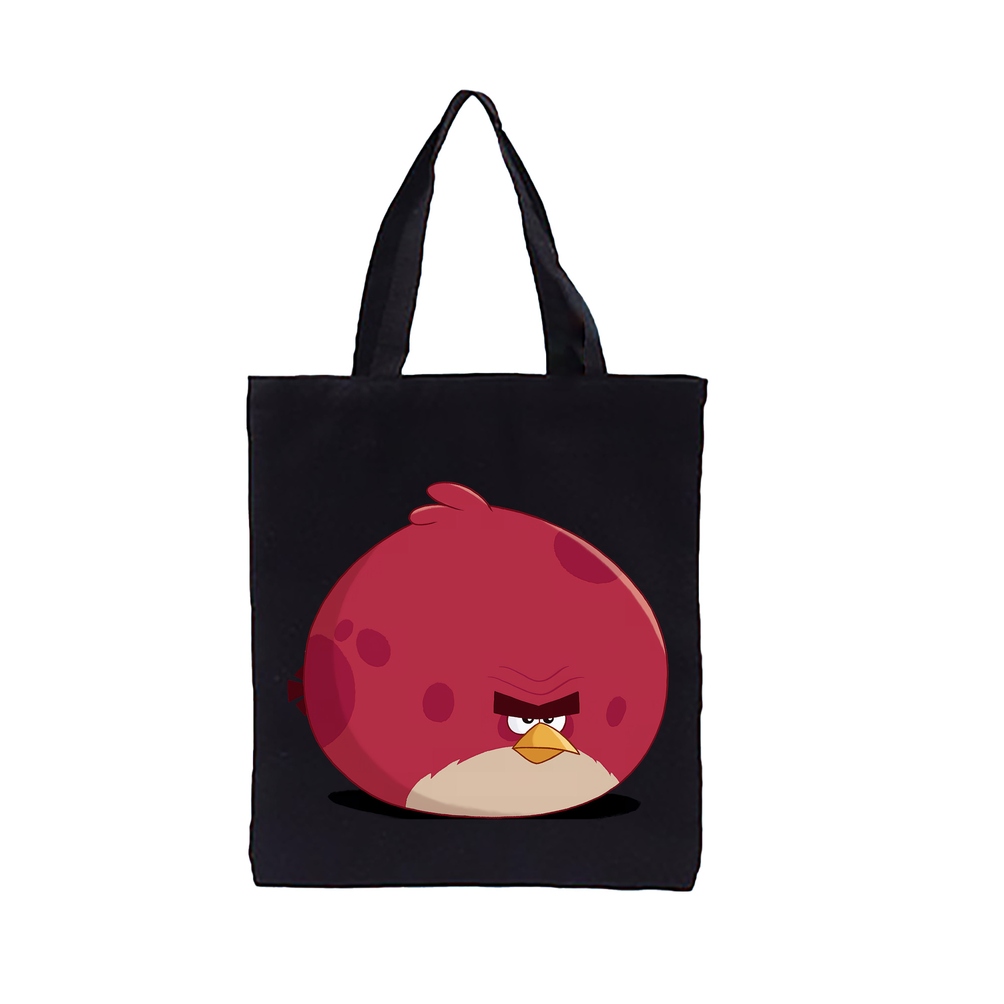 （画像用） Angry Birds アングリーバード 縦型キャンバス生地手提げバッグ　トートバッグ