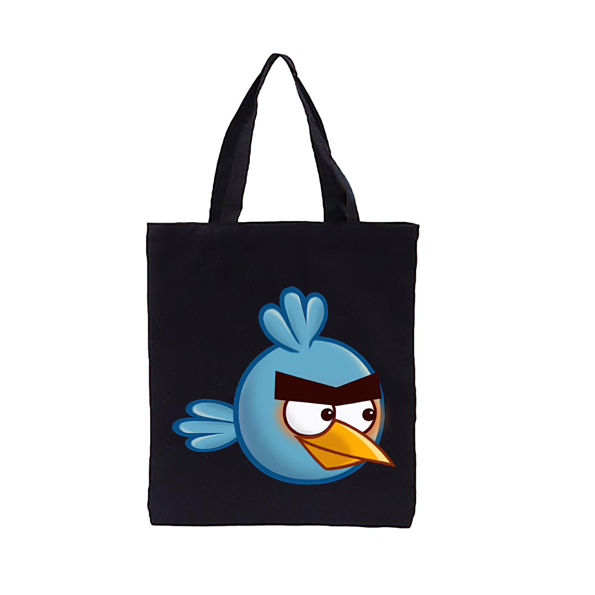 （画像用） Angry Birds アングリーバード 縦型キャンバス生地手提げバッグ　トートバッグ