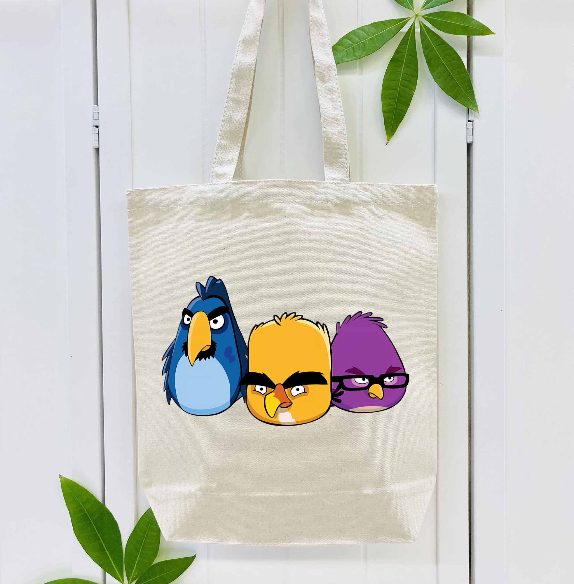Angry Birds アングリーバード 縦型キャンバス生地手提げバッグ　トートバッグ