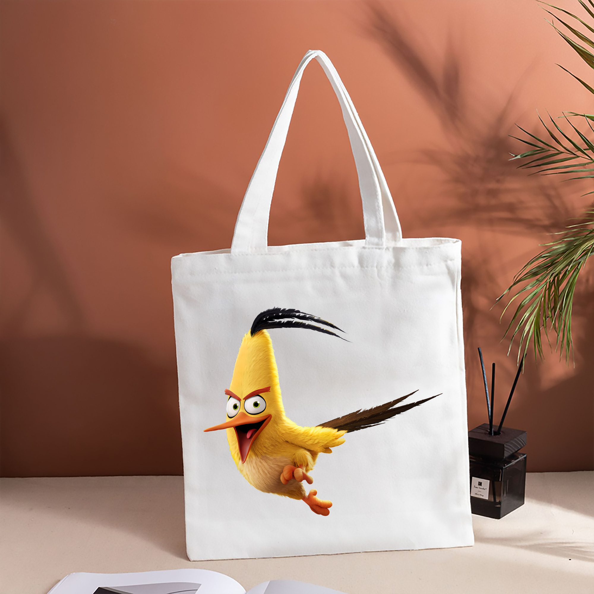 Angry Birds アングリーバード 縦型キャンバス生地手提げバッグ　トートバッグ