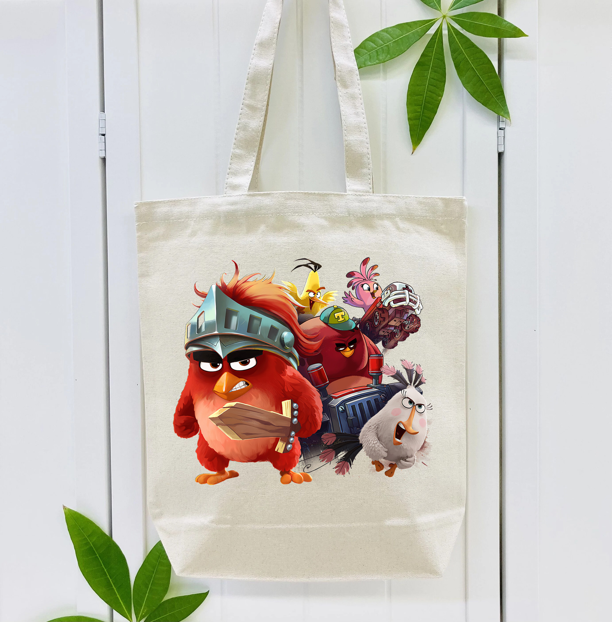 Angry Birds アングリーバード 縦型キャンバス生地手提げバッグ　トートバッグ