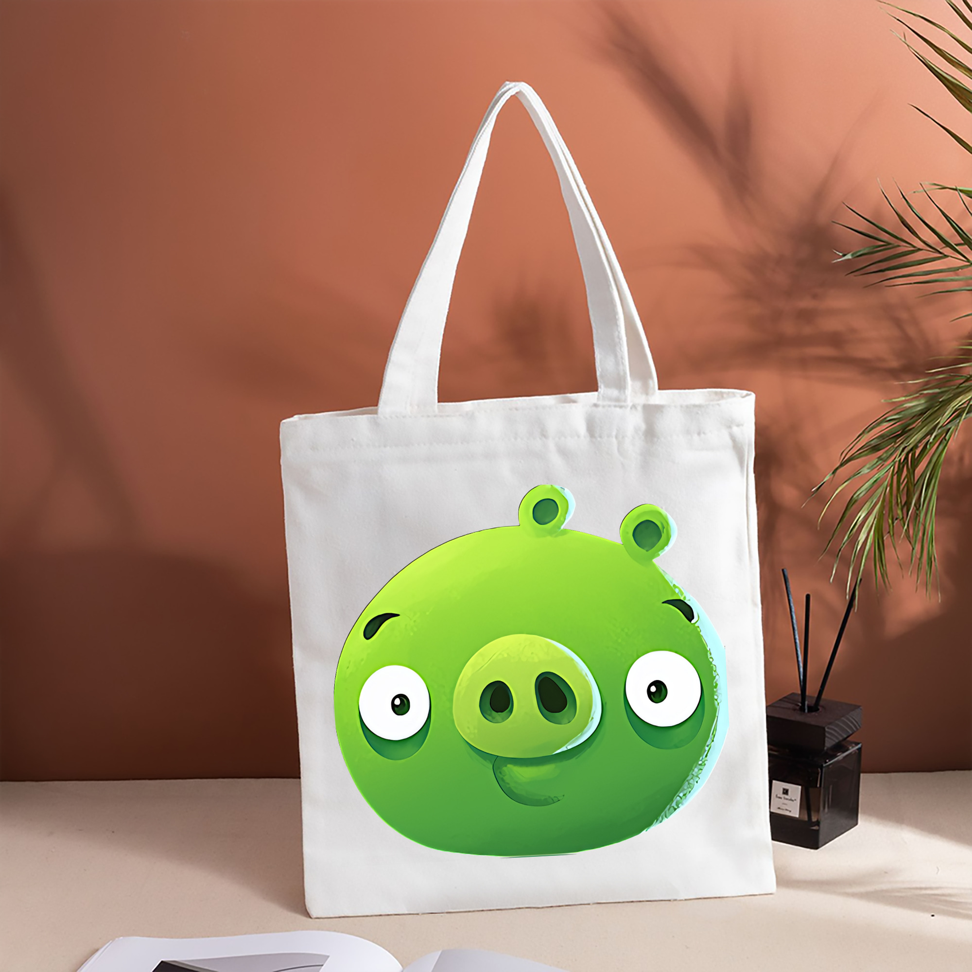 Angry Birds アングリーバード 縦型キャンバス生地手提げバッグ　トートバッグ