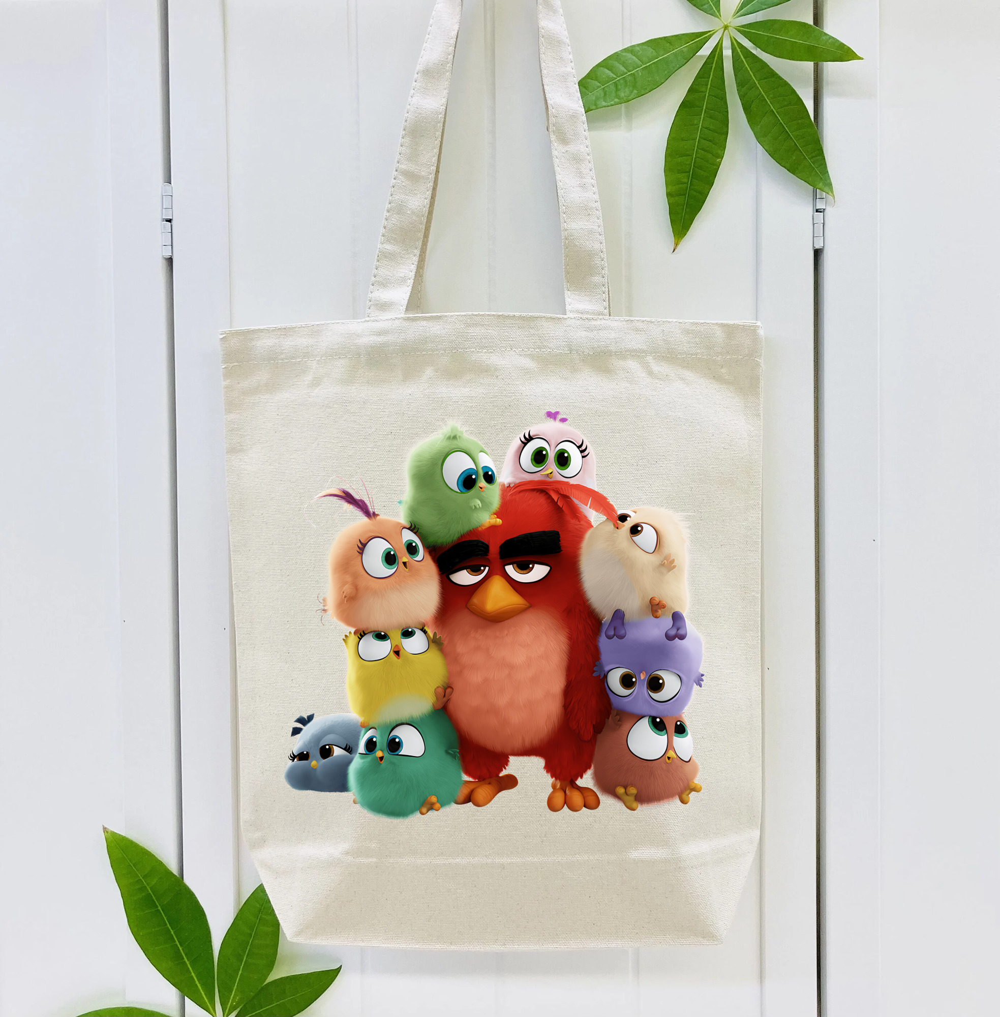Angry Birds アングリーバード 縦型キャンバス生地手提げバッグ　トートバッグ