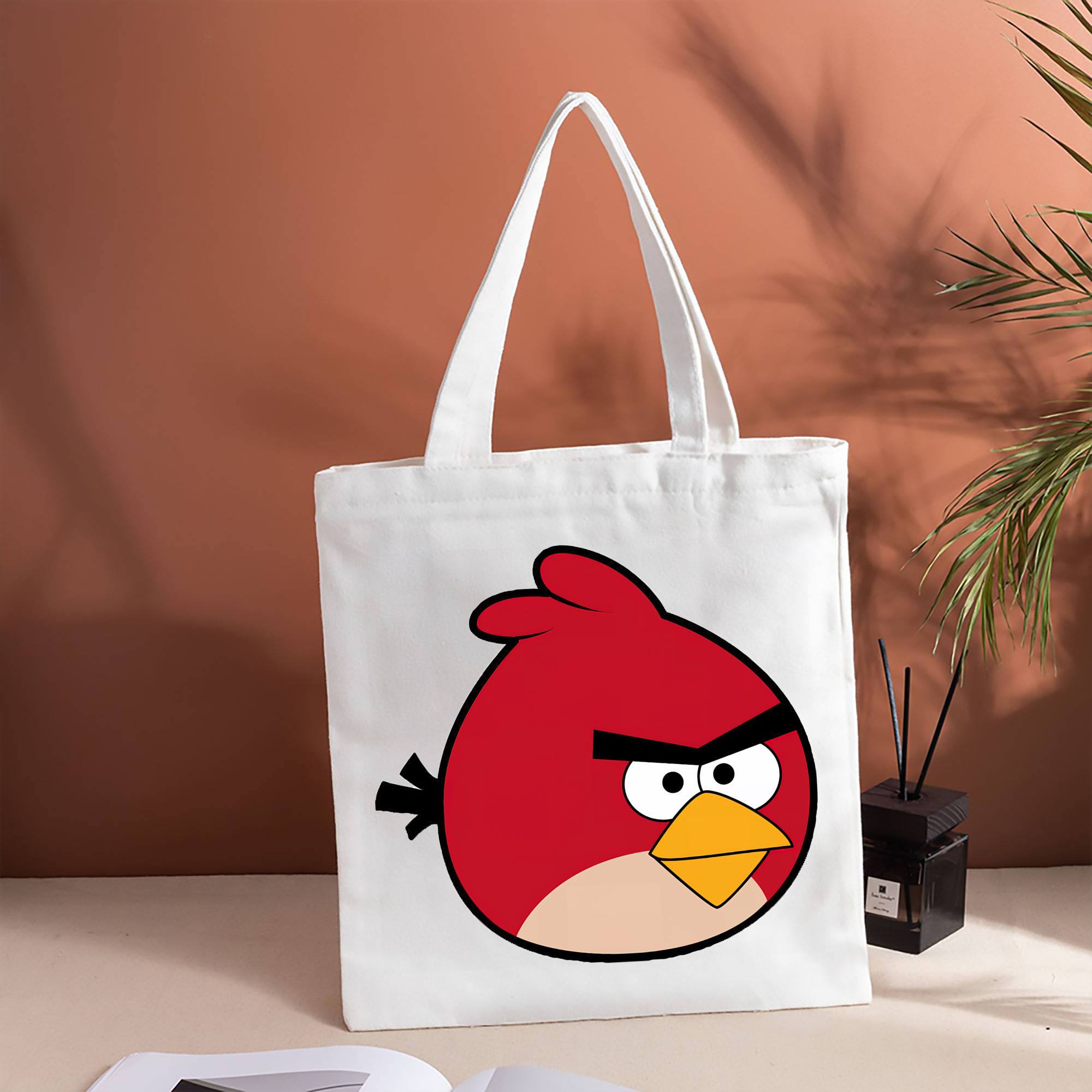 Angry Birds アングリーバード 縦型キャンバス生地手提げバッグ　トートバッグ