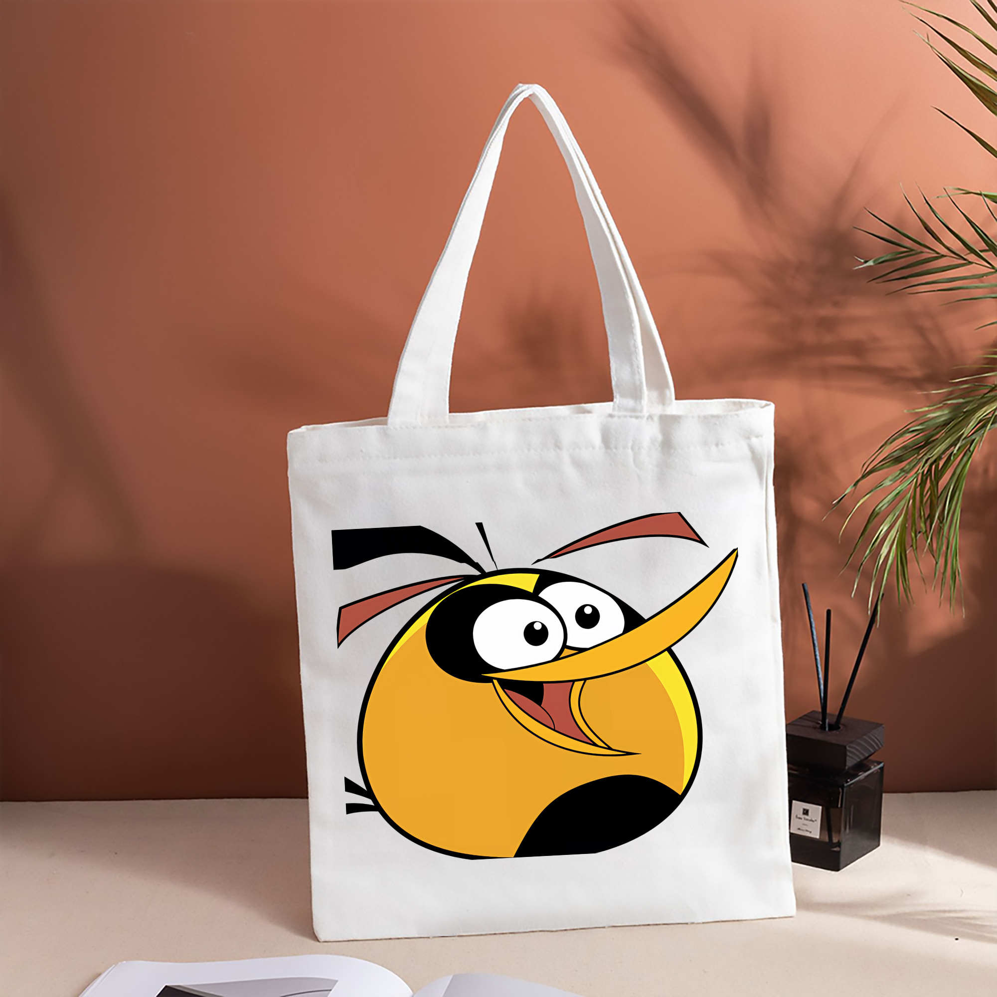 Angry Birds アングリーバード 縦型キャンバス生地手提げバッグ　トートバッグ