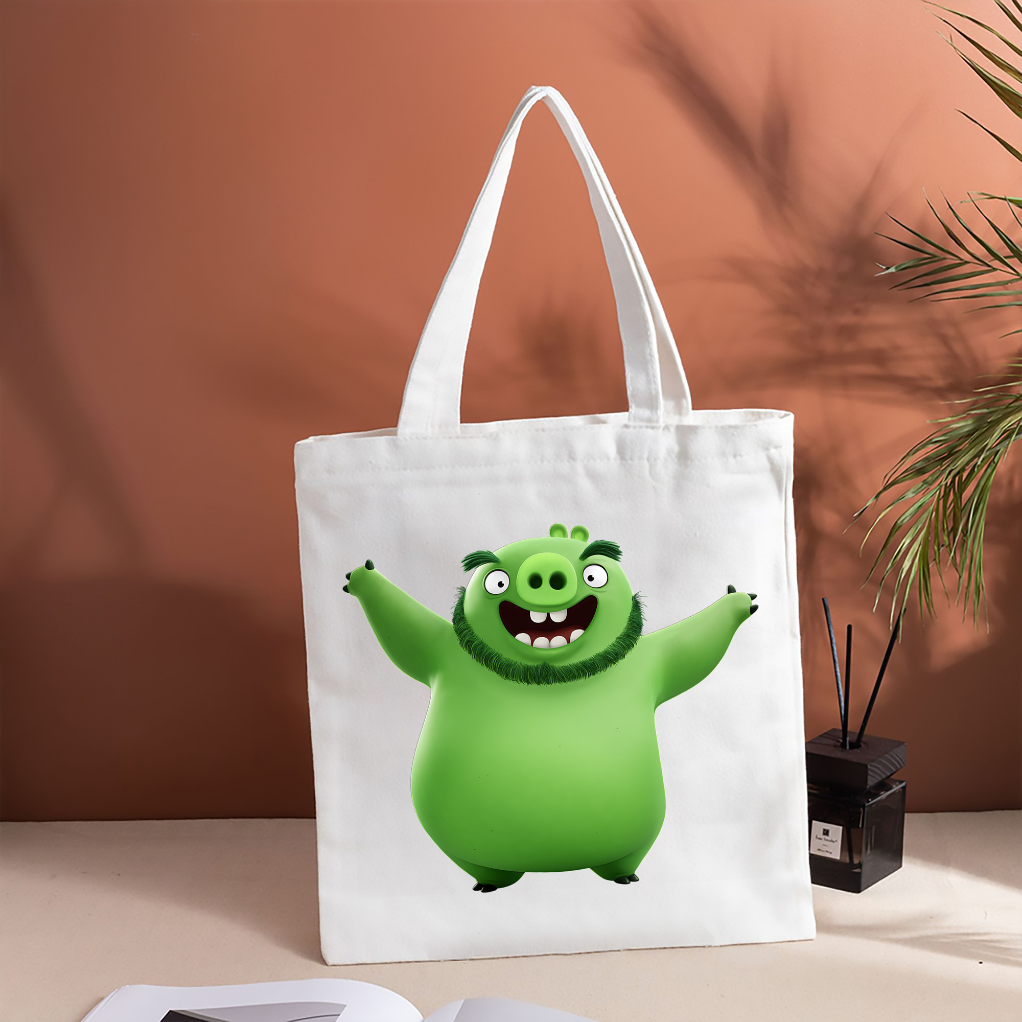 Angry Birds アングリーバード 縦型キャンバス生地手提げバッグ　トートバッグ