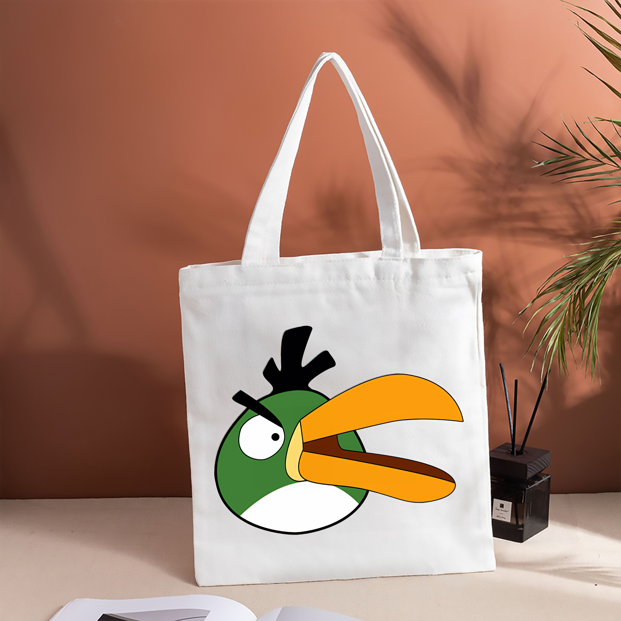 Angry Birds アングリーバード 縦型キャンバス生地手提げバッグ　トートバッグ