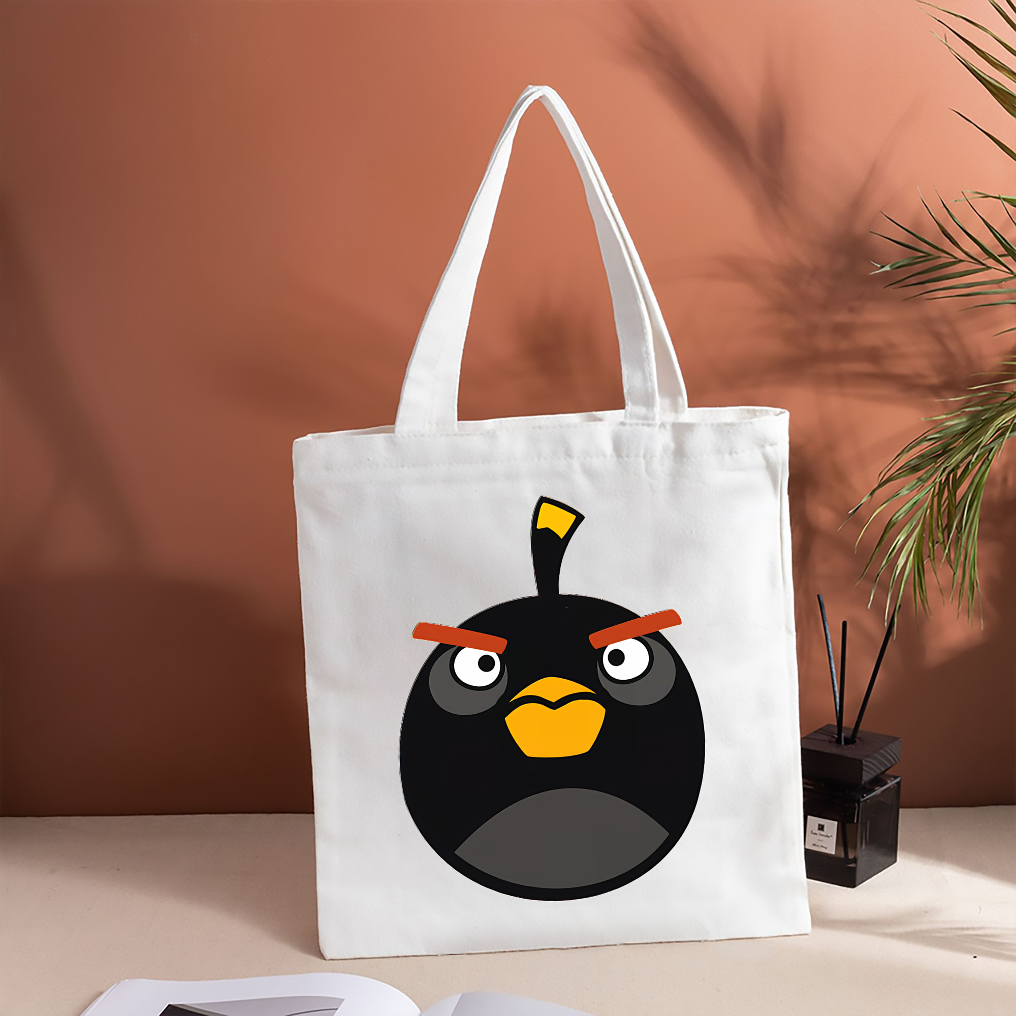 Angry Birds アングリーバード 縦型キャンバス生地手提げバッグ　トートバッグ