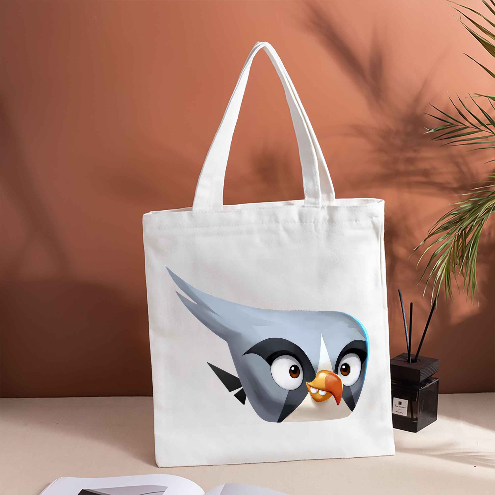 Angry Birds アングリーバード 縦型キャンバス生地手提げバッグ　トートバッグ