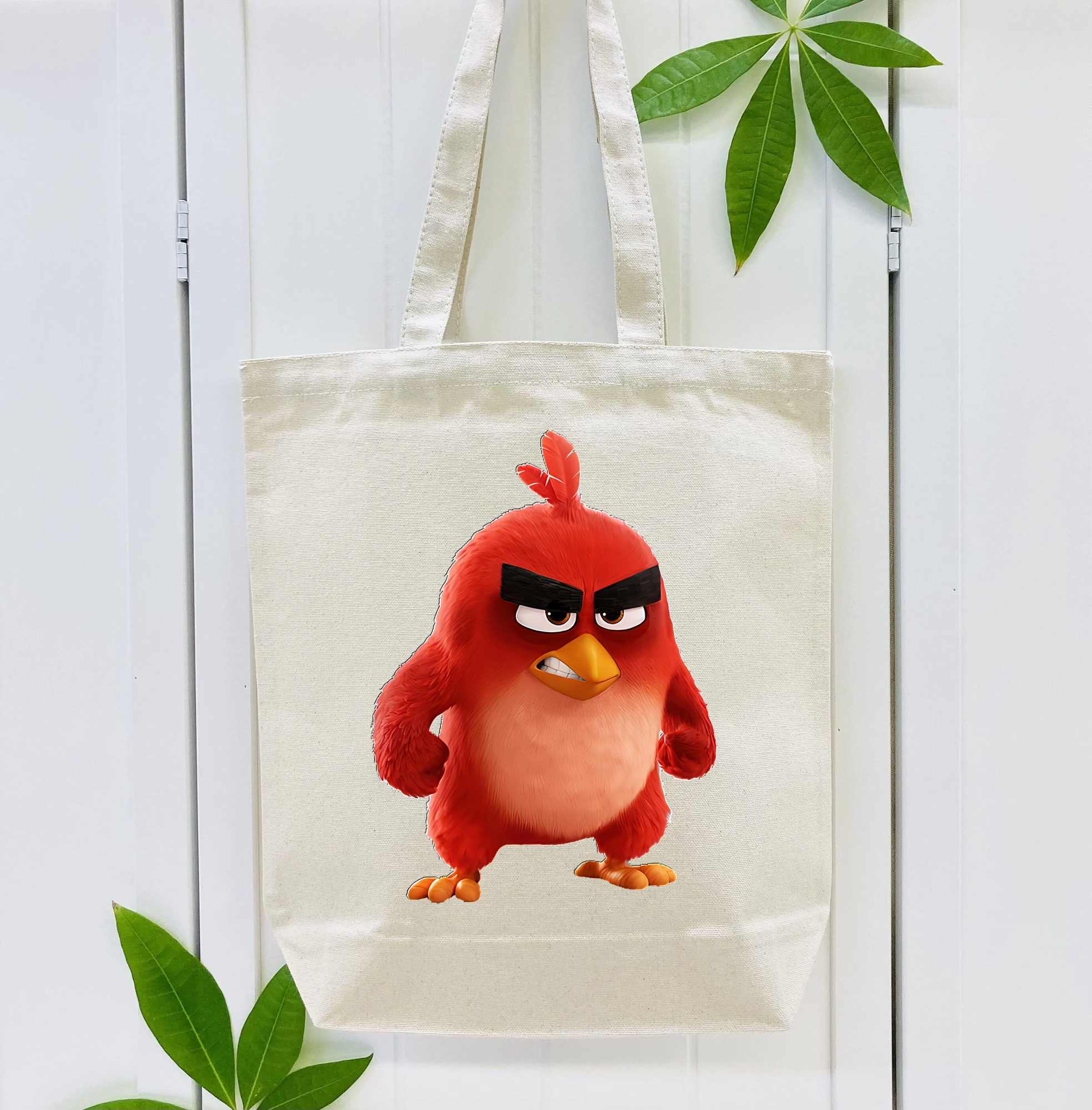 Angry Birds アングリーバード 縦型キャンバス生地手提げバッグ　トートバッグ
