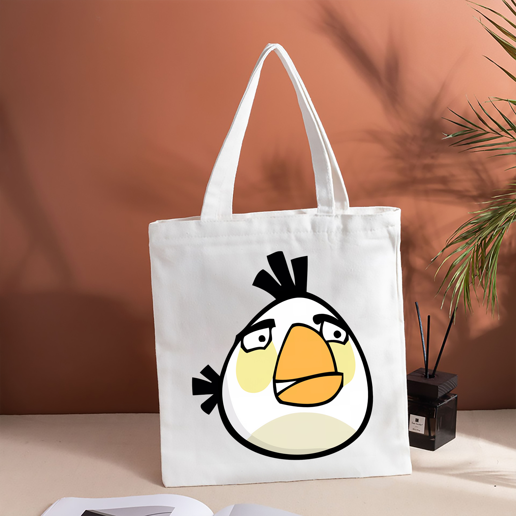 Angry Birds アングリーバード 縦型キャンバス生地手提げバッグ　トートバッグ