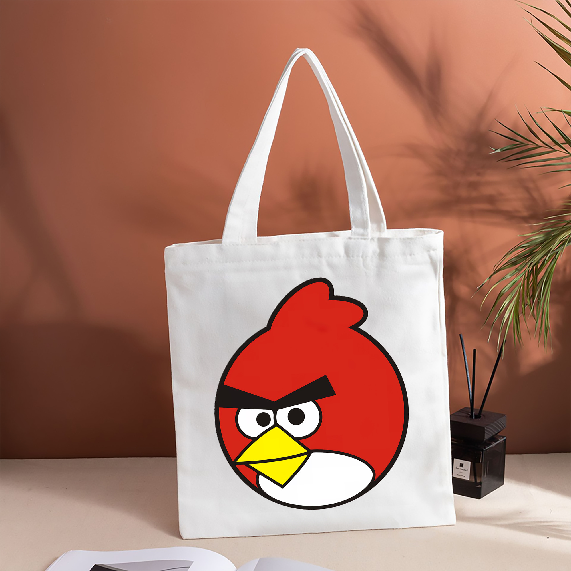Angry Birds アングリーバード 縦型キャンバス生地手提げバッグ　トートバッグ