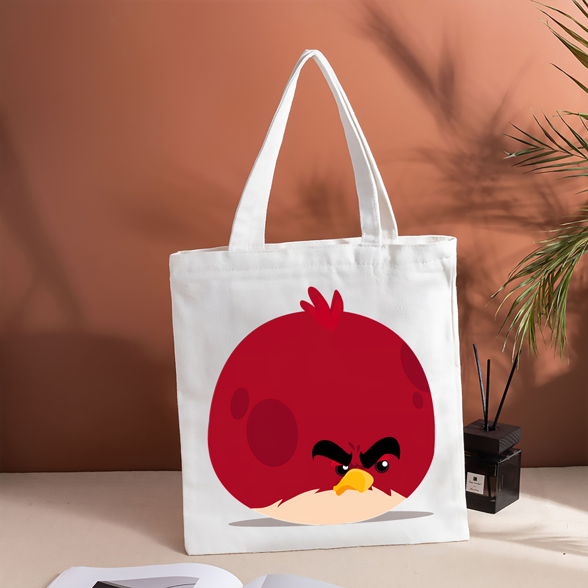 Angry Birds アングリーバード 縦型キャンバス生地手提げバッグ　トートバッグ