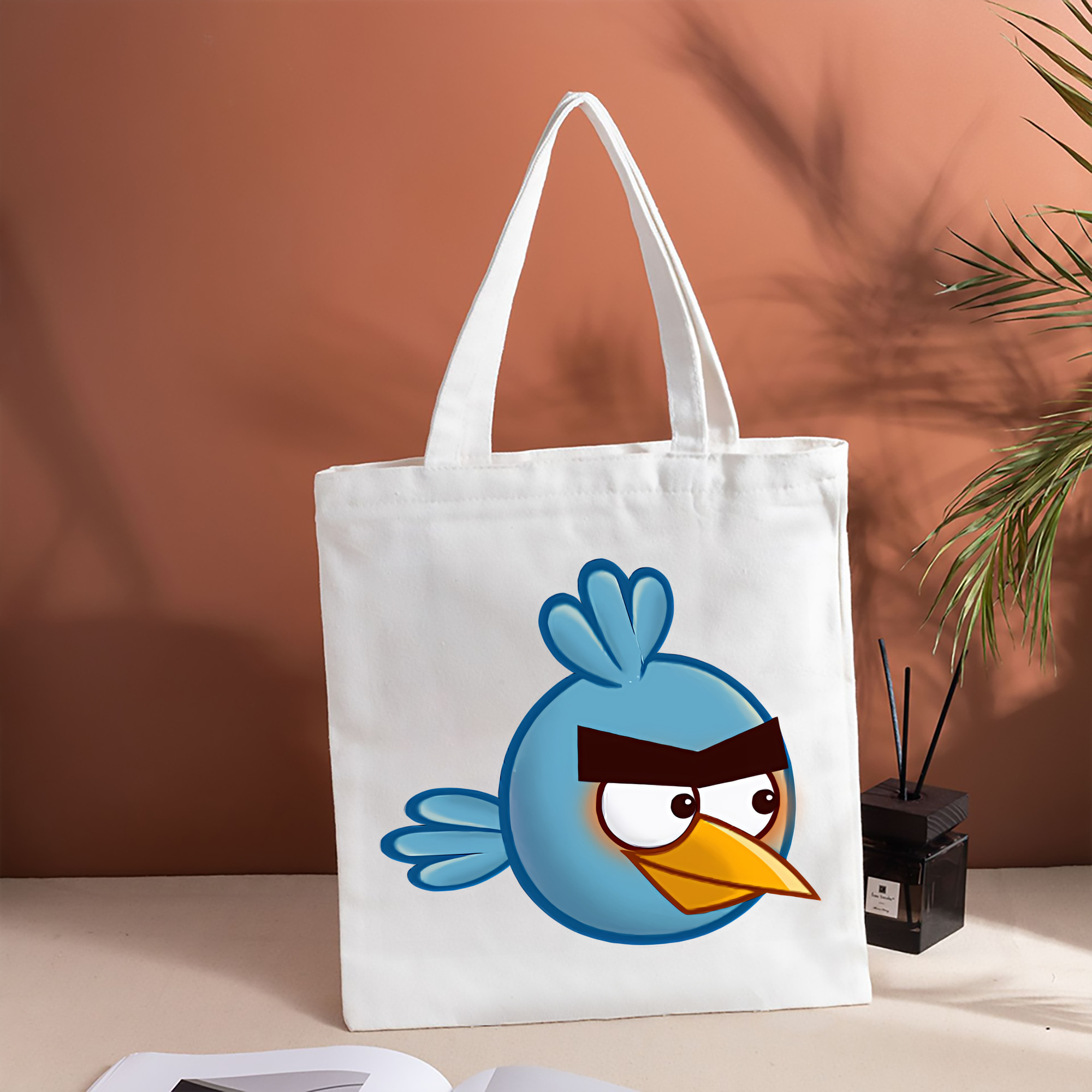 Angry Birds アングリーバード 縦型キャンバス生地手提げバッグ　トートバッグ