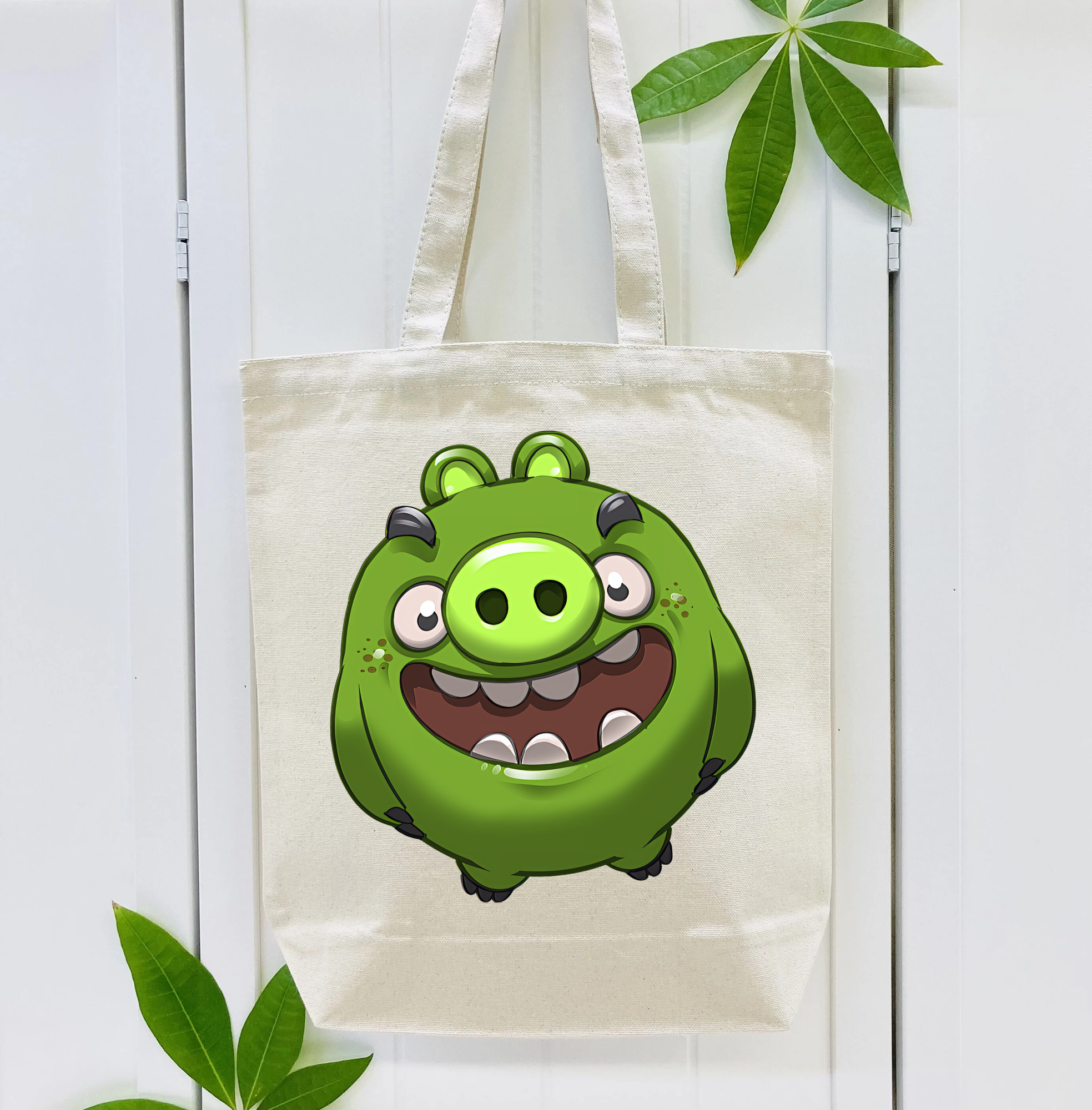 Angry Birds アングリーバード 縦型キャンバス生地手提げバッグ　トートバッグ