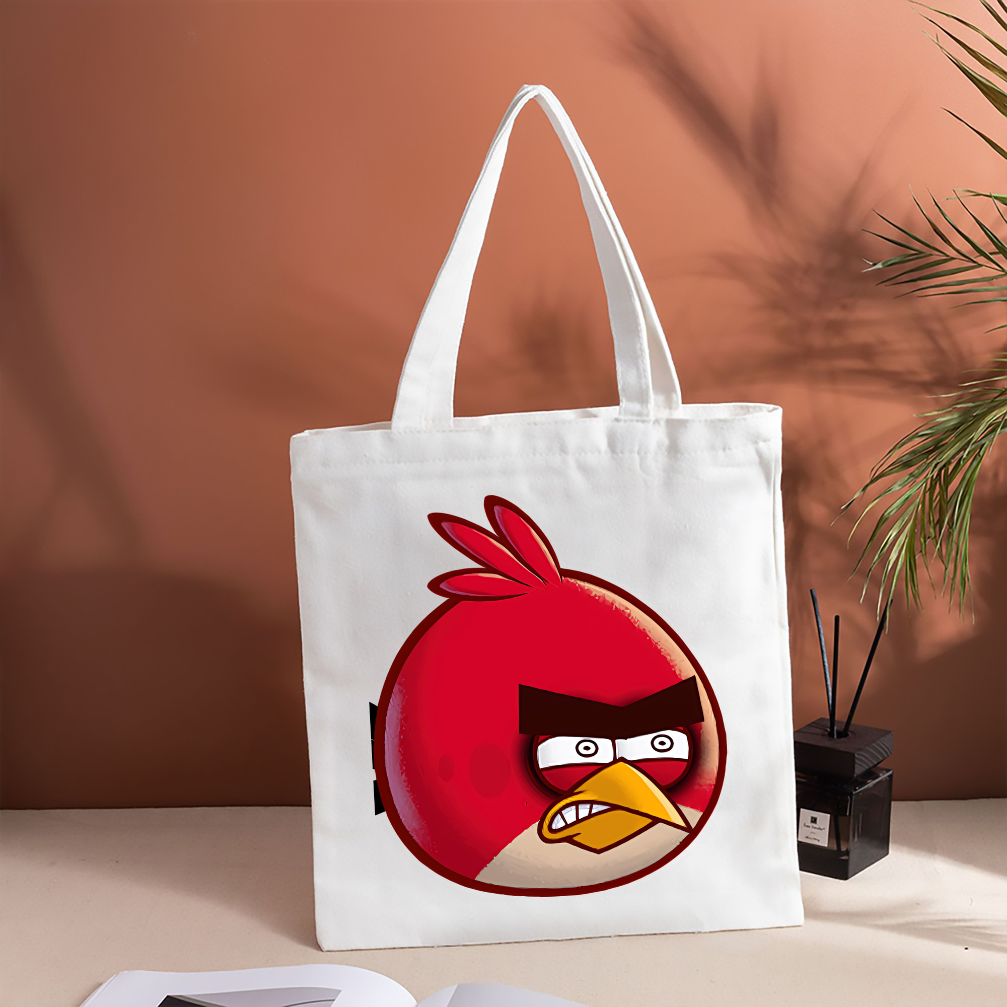 Angry Birds アングリーバード 縦型キャンバス生地手提げバッグ　トートバッグ