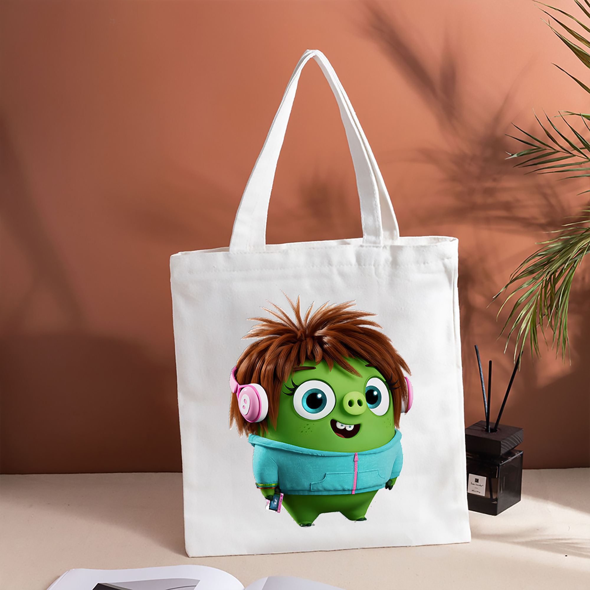 Angry Birds アングリーバード 縦型キャンバス生地手提げバッグ　トートバッグ
