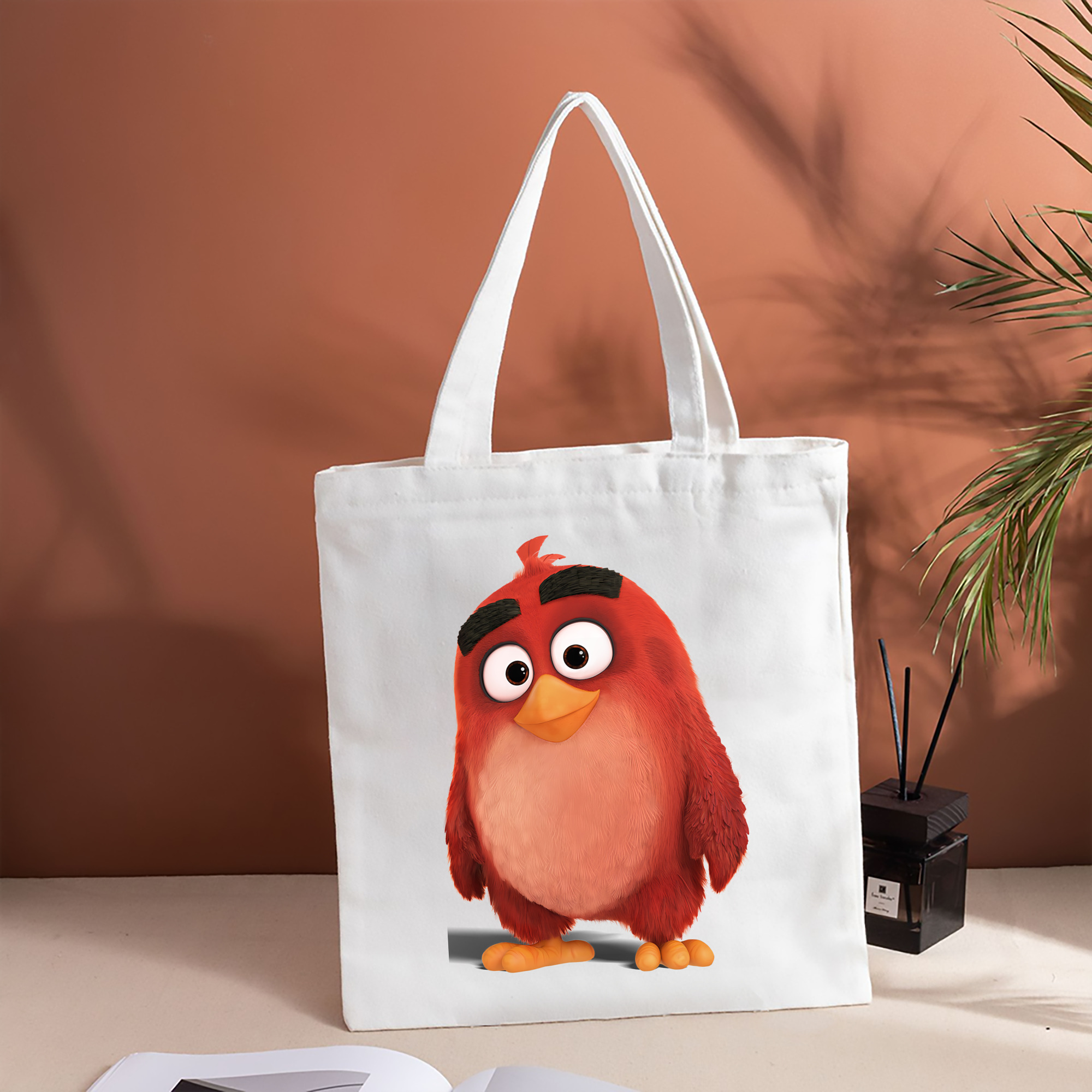 Angry Birds アングリーバード 縦型キャンバス生地手提げバッグ　トートバッグ