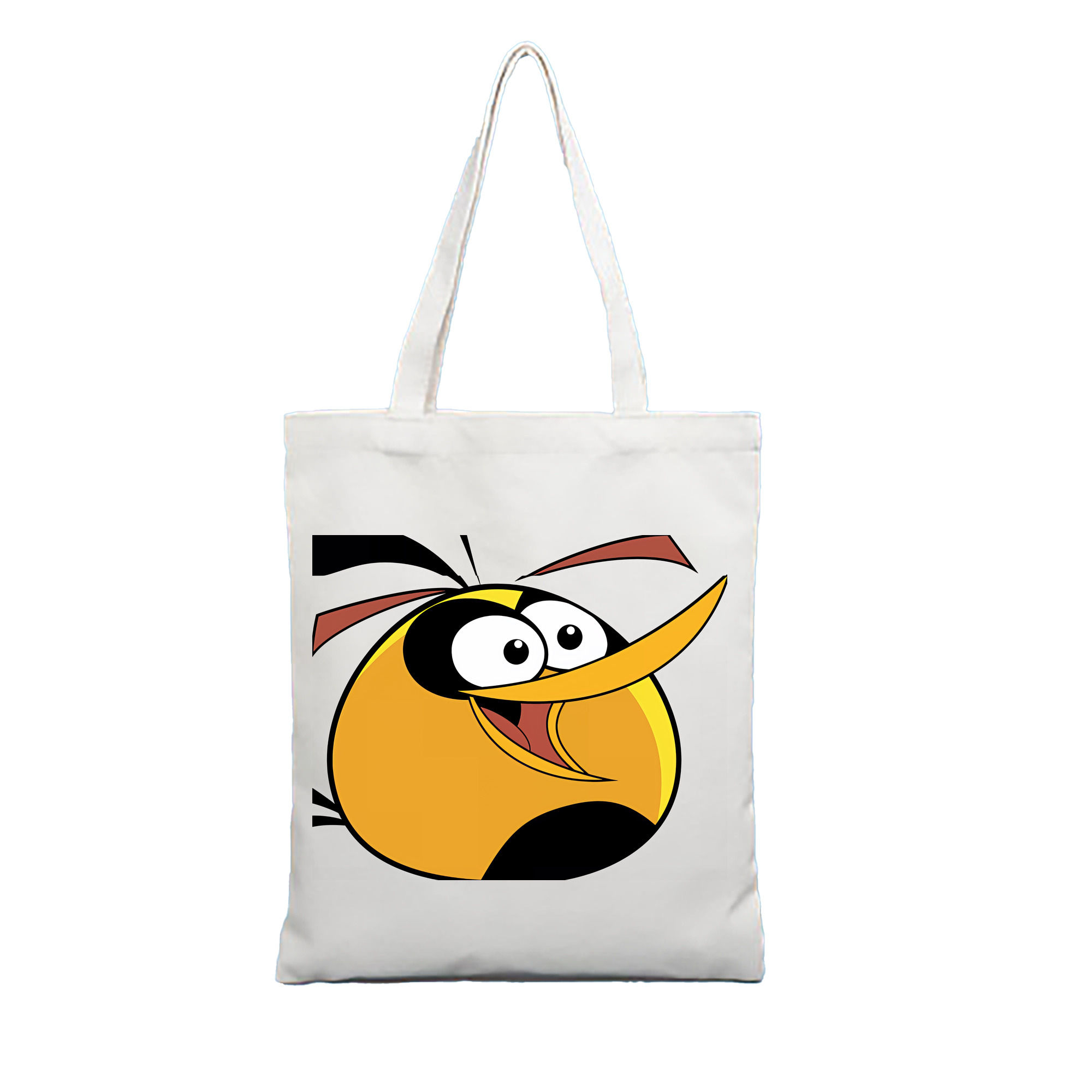 （画像用） Angry Birds アングリーバード 縦型キャンバス生地手提げバッグ　トートバッグ