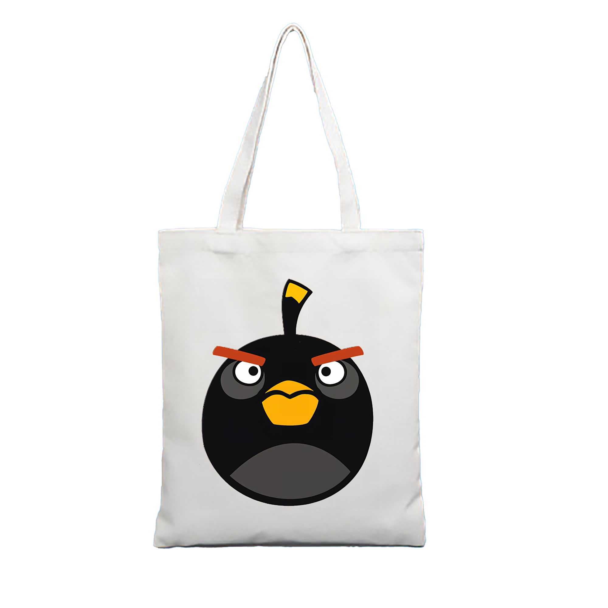 （画像用） Angry Birds アングリーバード 縦型キャンバス生地手提げバッグ　トートバッグ