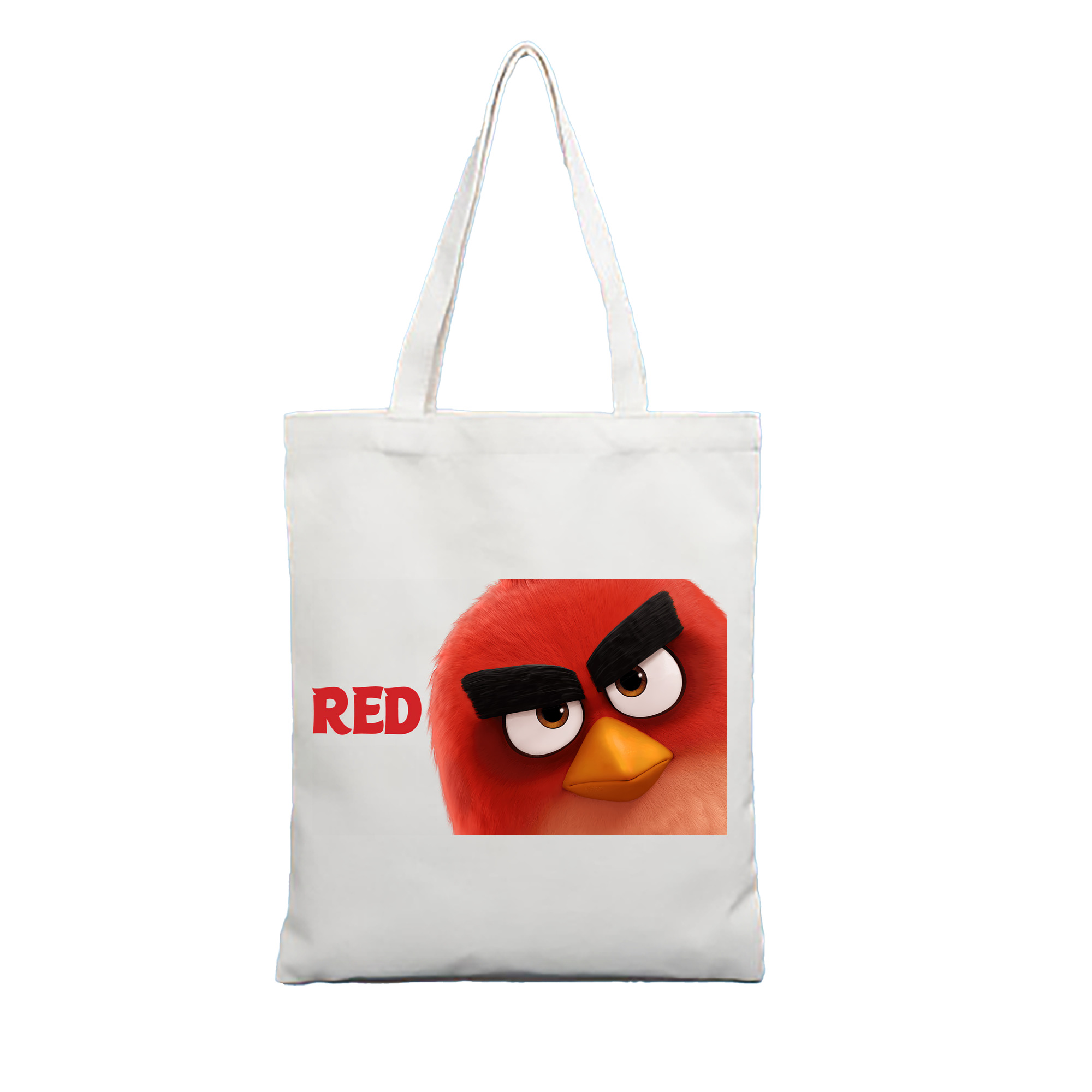 （画像用） Angry Birds アングリーバード 縦型キャンバス生地手提げバッグ　トートバッグ