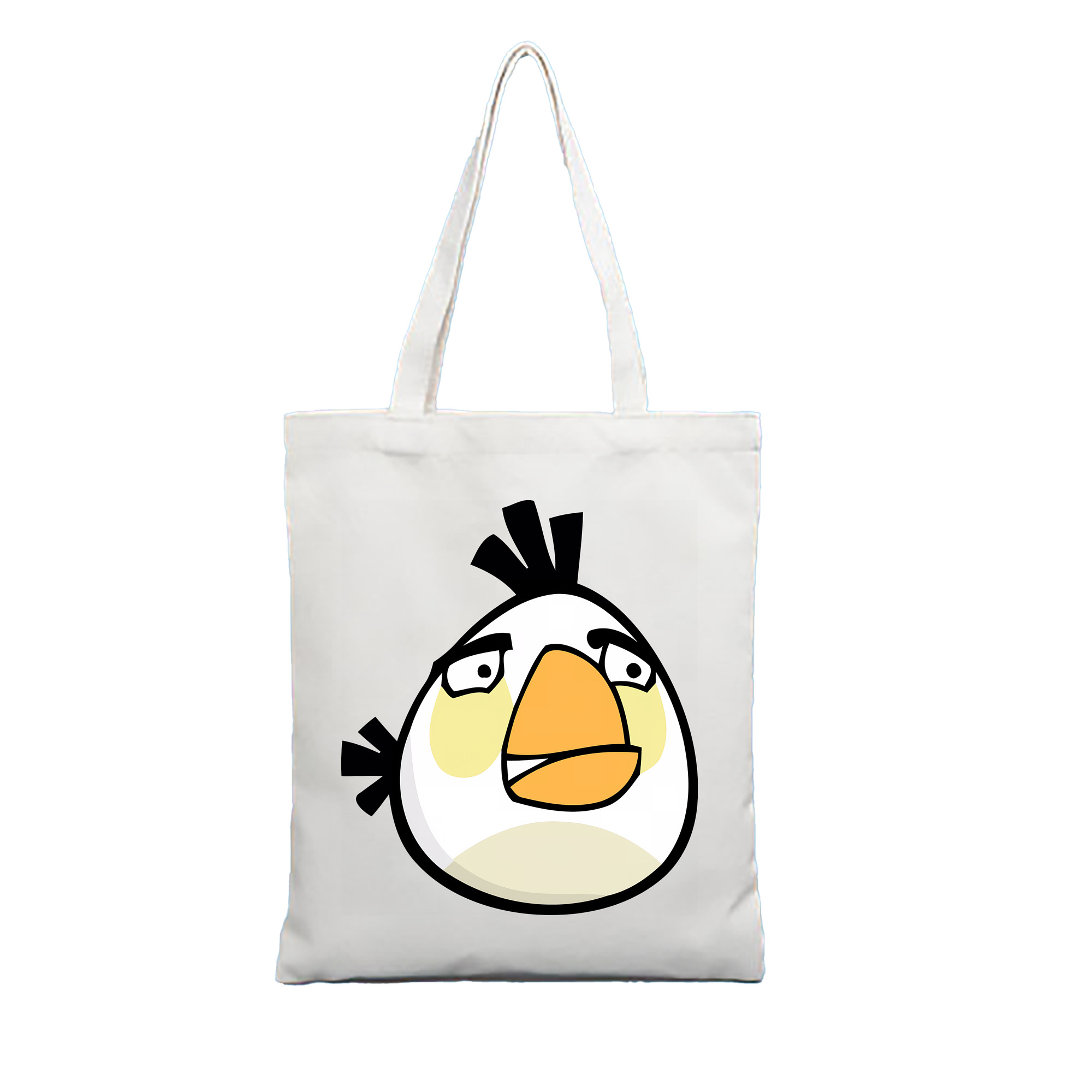 （画像用） Angry Birds アングリーバード 縦型キャンバス生地手提げバッグ　トートバッグ