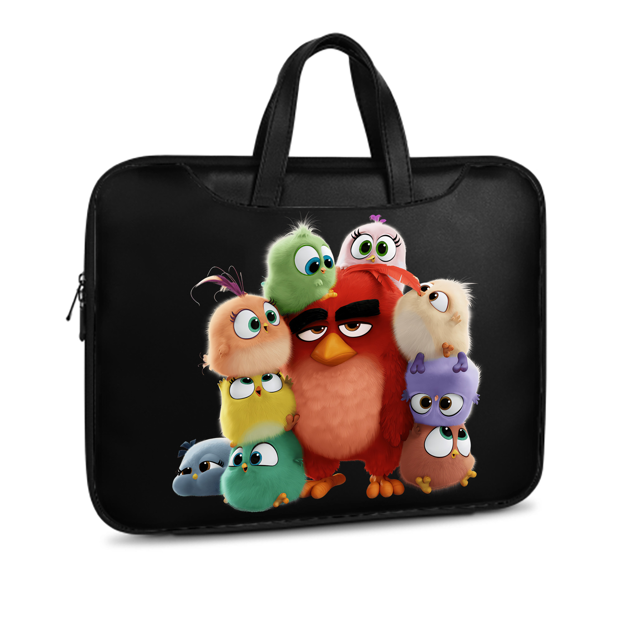 （画像用） Angry Birds アングリーバード レザーラップトップバッグ　ノートパソコンケース