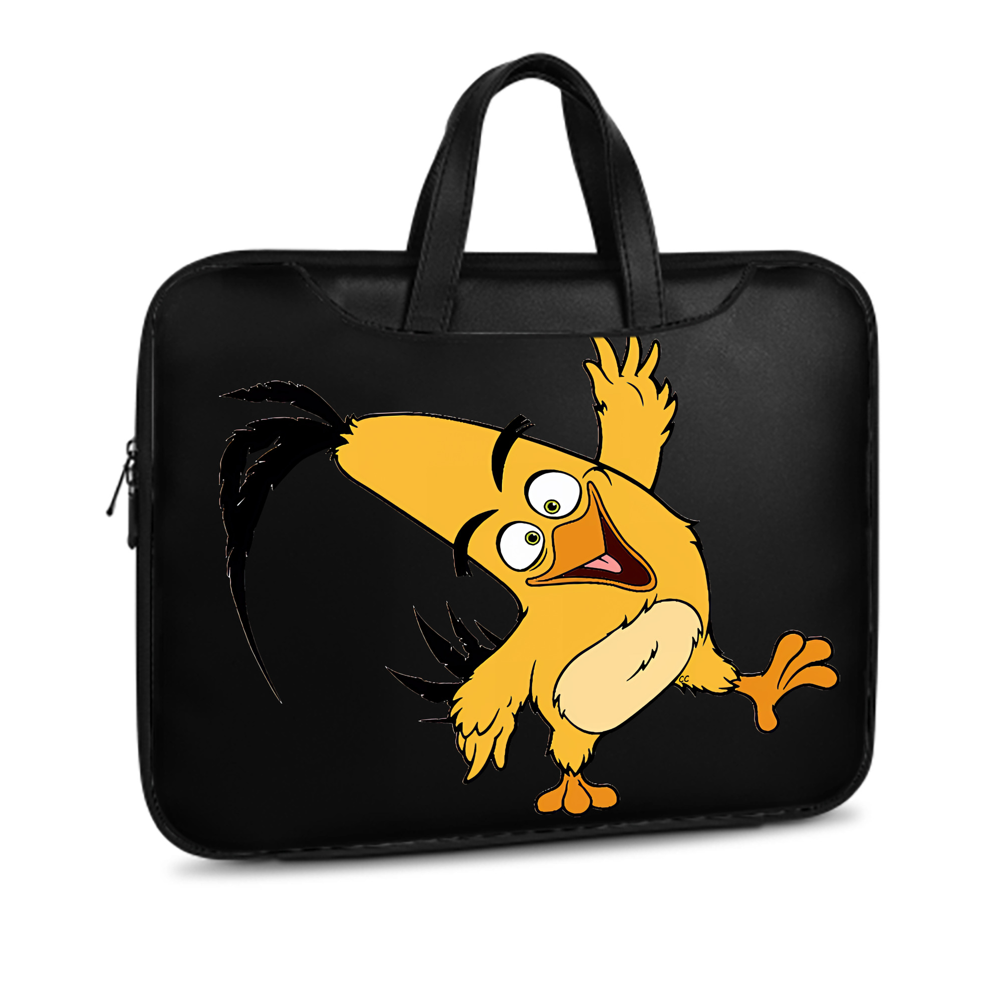 （画像用） Angry Birds アングリーバード レザーラップトップバッグ　ノートパソコンケース