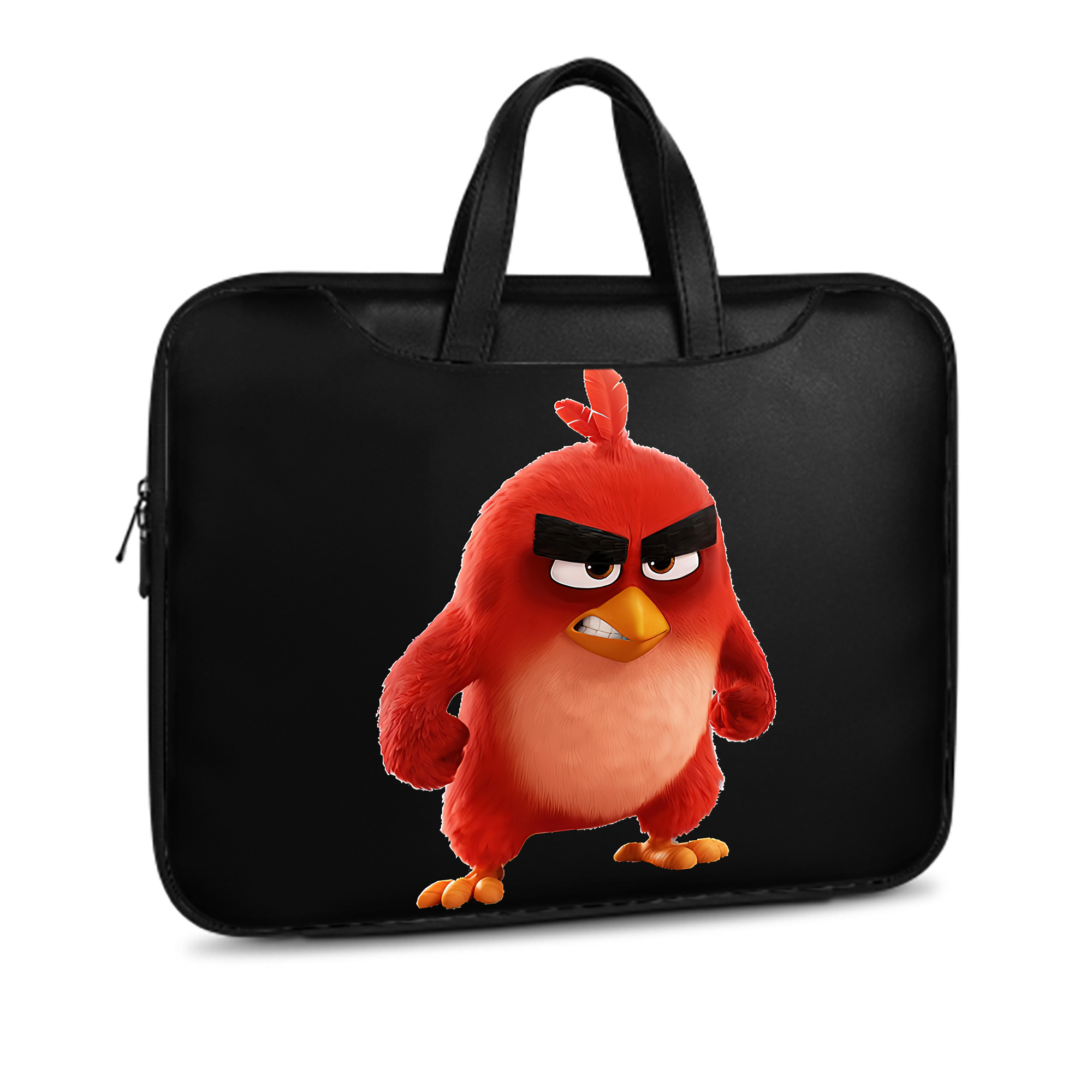 （画像用） Angry Birds アングリーバード レザーラップトップバッグ　ノートパソコンケース