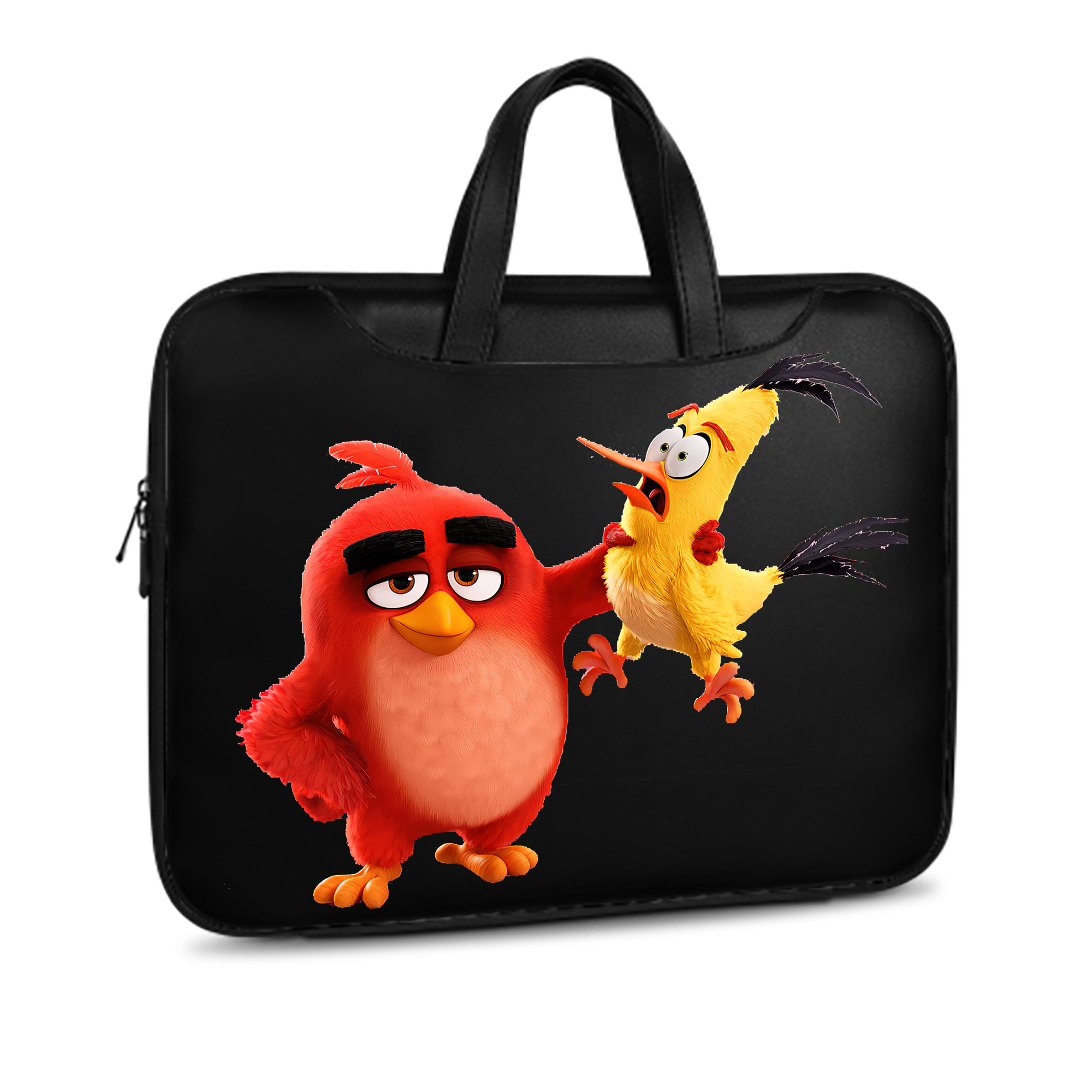 （画像用） Angry Birds アングリーバード レザーラップトップバッグ　ノートパソコンケース