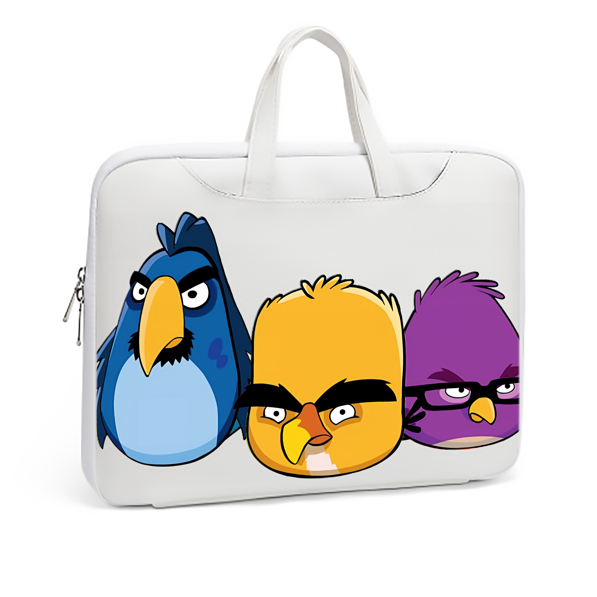 （画像用） Angry Birds アングリーバード レザーラップトップバッグ　ノートパソコンケース