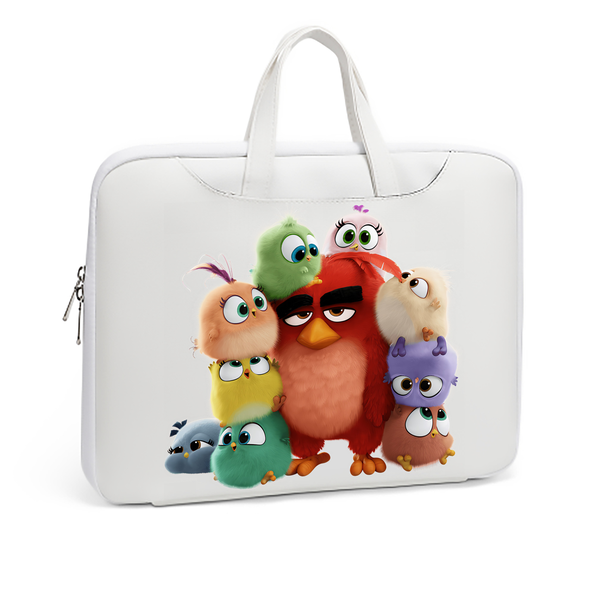 （画像用） Angry Birds アングリーバード レザーラップトップバッグ　ノートパソコンケース