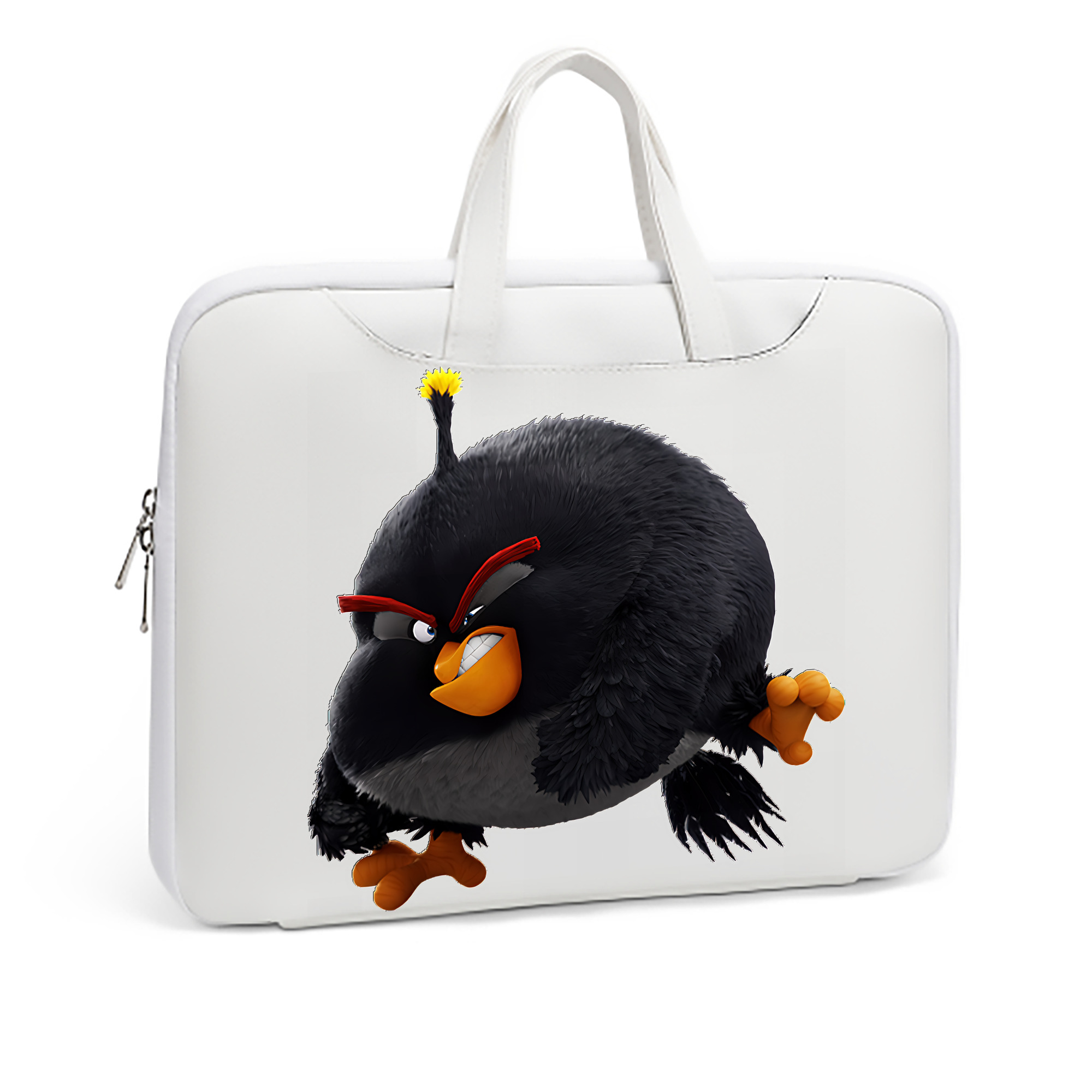 （画像用） Angry Birds アングリーバード レザーラップトップバッグ　ノートパソコンケース
