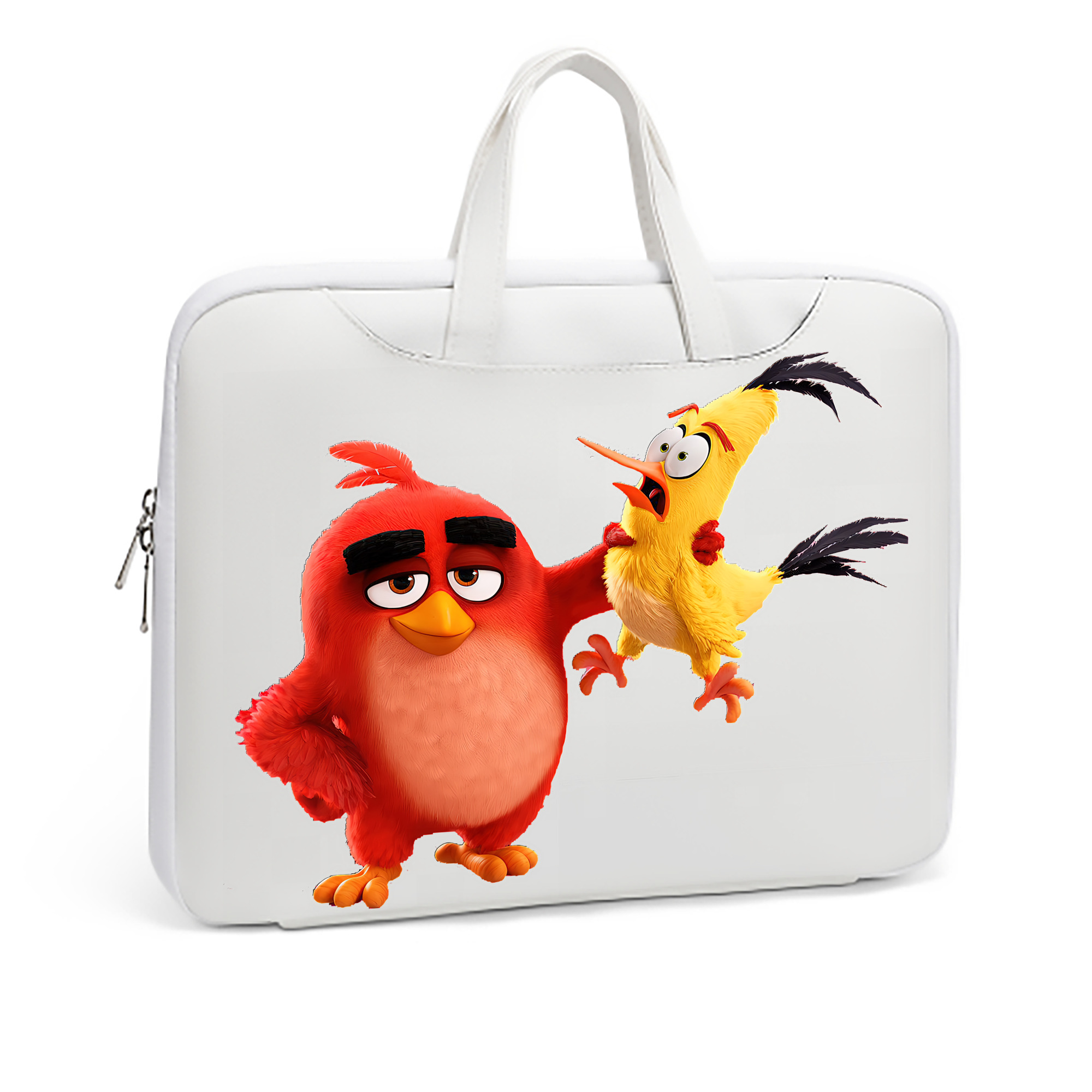 （画像用） Angry Birds アングリーバード レザーラップトップバッグ　ノートパソコンケース