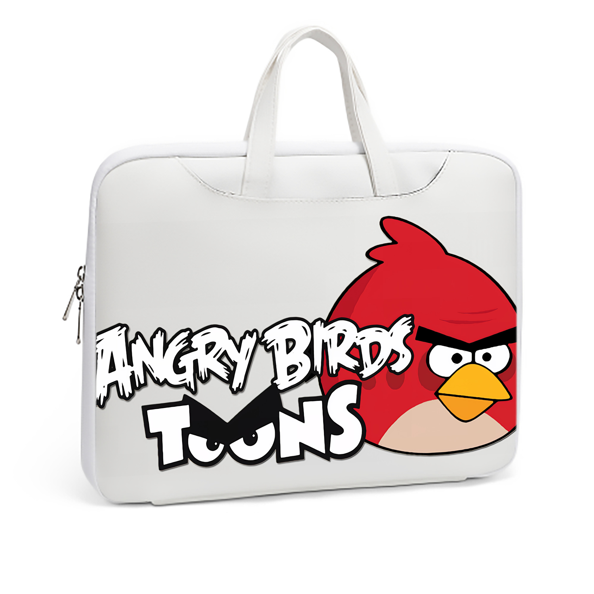 （画像用） Angry Birds アングリーバード レザーラップトップバッグ　ノートパソコンケース