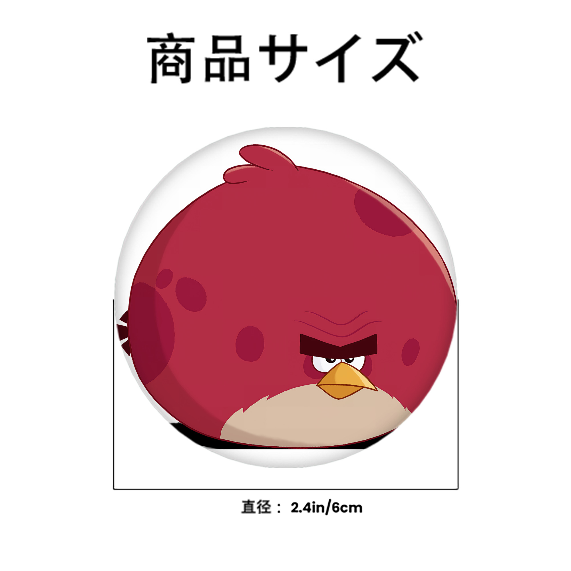 Angry Birds アングリーバード 6cm 缶バッジ 複数セット