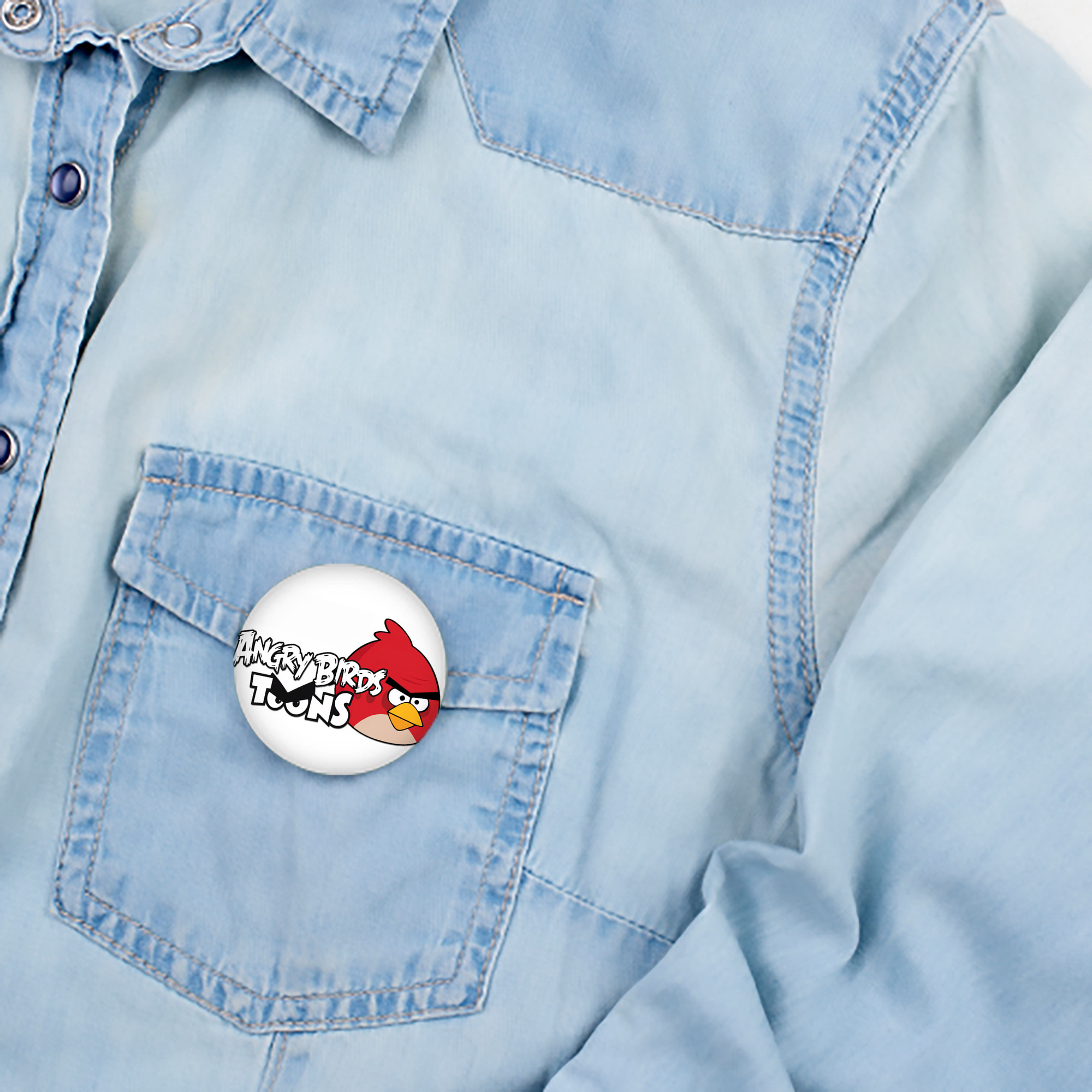 Angry Birds アングリーバード 6cm 缶バッジ 複数セット