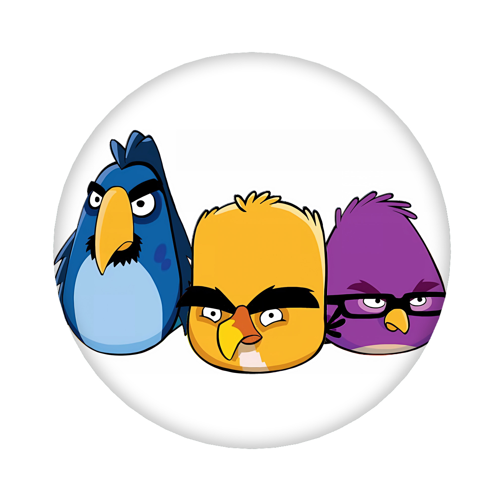 （画像用） Angry Birds アングリーバード 6cm 缶バッジ 複数セット