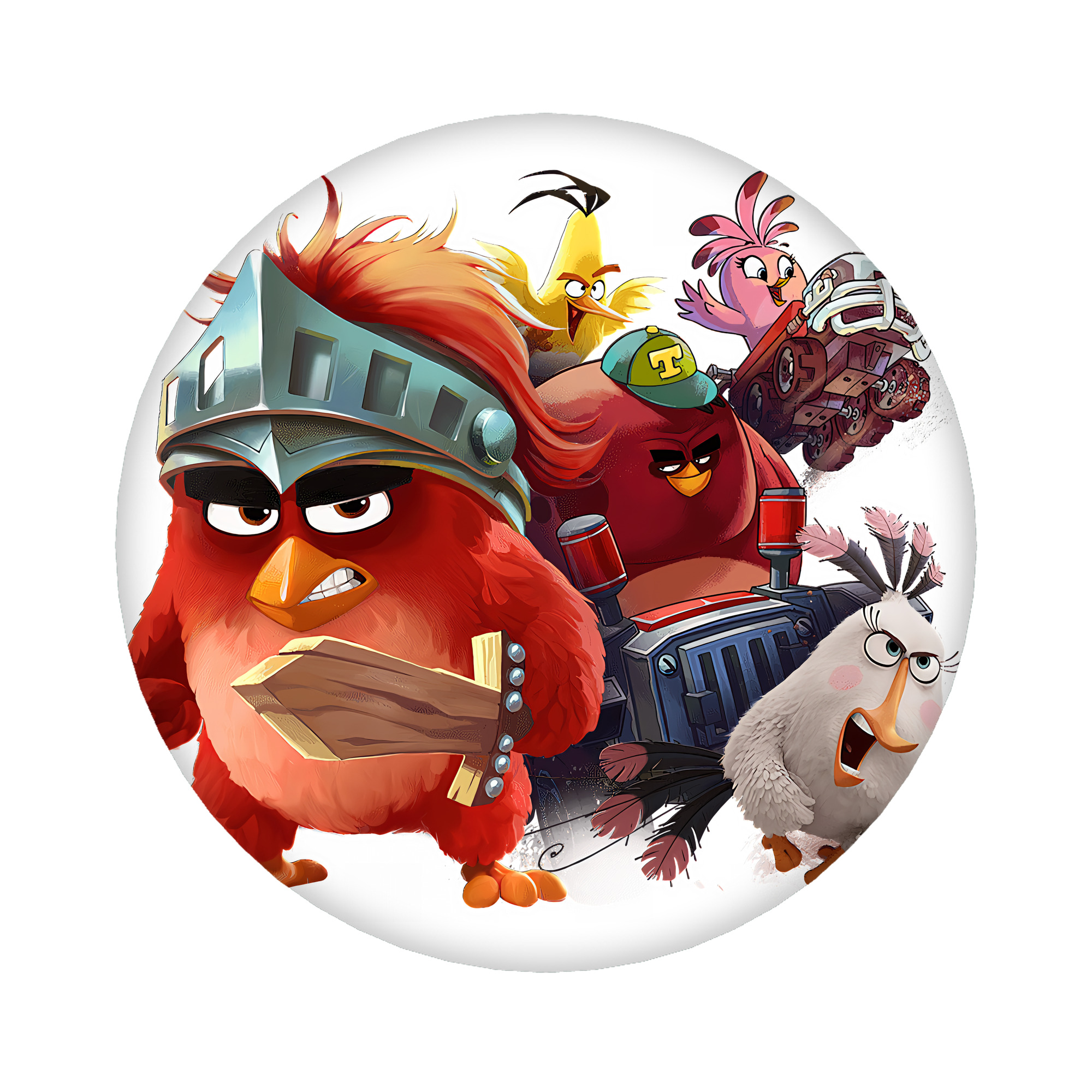 （画像用） Angry Birds アングリーバード 6cm 缶バッジ 複数セット